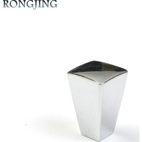 2X Modern Kitchen Cabinet Drawer Knobs Bright Chrome Cupboard Closet Dresser Drawer Handles Bars Shoes Box Handle