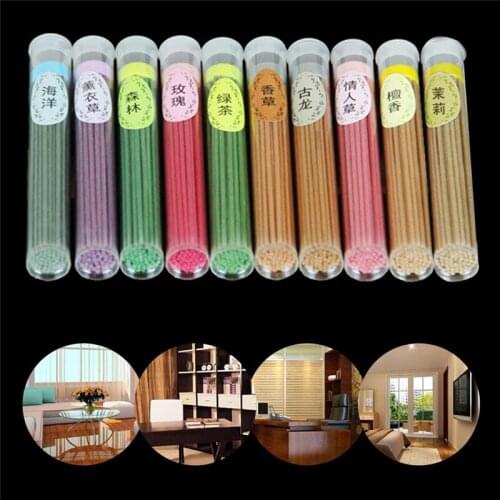 50 Sticks Incense Burner Fragrance Spices Natural Aroma Sandalwood Air Freshener