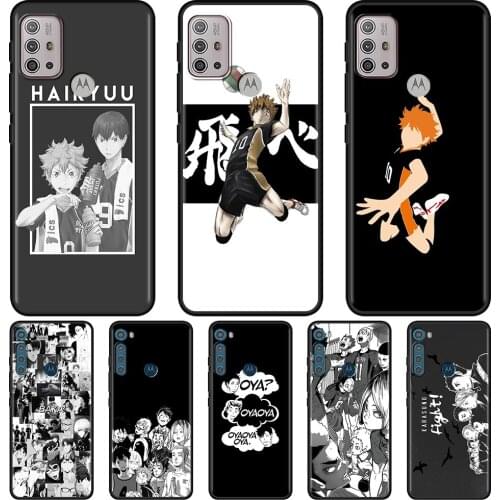 Anime Hinata Haikyuu Case for Motorola Moto G9 Play One Fusion Plus G8 G10 Power Lite Hyper Phone Cover E6s G Stylus G50 G60