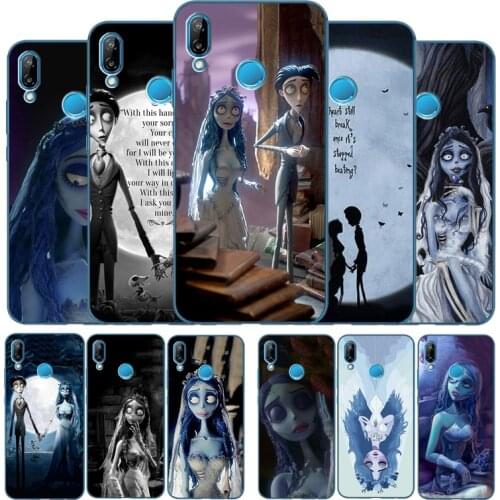 Tim Burtons Corpse Bride case For Huawei P9 P10 P20 P30 P40 P smart Lite Plus Pro cases Y5 Y6 Y7 2017 2018 nova 3i soft Cover