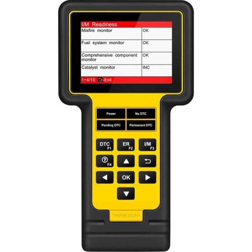 ThinkScan 600 OBDII Scanner ABS/SRS System Diagnosis Oil/TPMS/Brake Reset car diagnostic tool