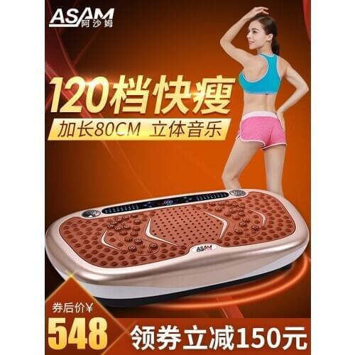 Home Whole Body Vibration Lazy Fitness Equipment Thin Belly Waist And Legs Weight Loss Artifact Vibrating Platform