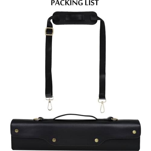 Flute Case 16-Hole/17-Hole Rounded Gig Bag Backpack Box Waterproof PU Leather Non-Woven Fabric Padding Adjustable Shoulder Strap