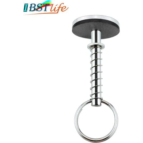Stainless Steel 316 Hatch Cover Pull Handle Quick Pin Button Boat Yacht Storage Retainer Farm Trailers Wagons Auto Car Trailer