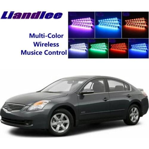 LiandLee Car Glow Interior Floor Decorative Seats Accent Ambient Neon light For NissanAltima Altima L32A D32 2007~2013