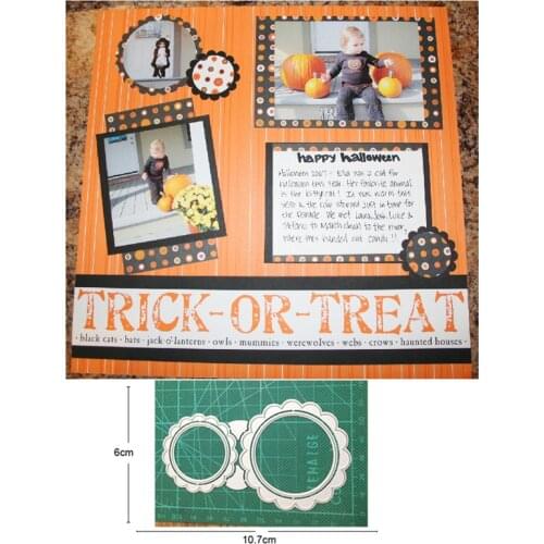 Craft dies metal cutting dies cut die flower circle frame Scrapbooking dies crafts paper knife mould blade punch stencils dies