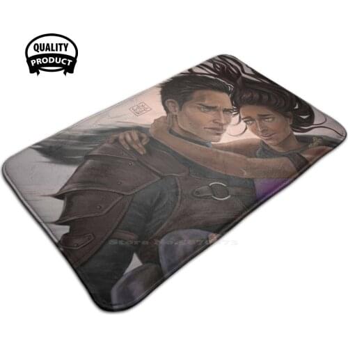 Elias And Laia Fan Art Soft House Family Anti-Slip Mat Rug Carpet Elias Veturius Laia Of Serra Laia Elias Sabaa Tahir An Ember