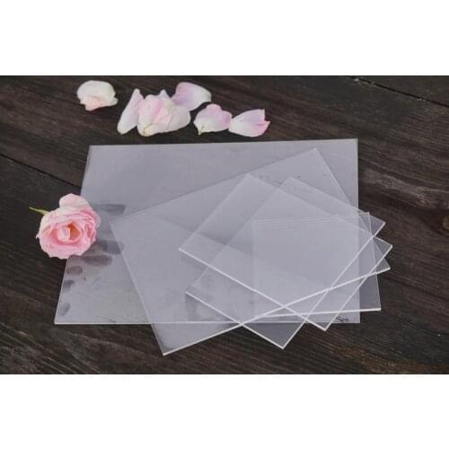 Set of 2 Clear Acrylic Squares Rectangles Acrylic Blanks Plexiglass Pieces for DIY Wedding or Party Signs