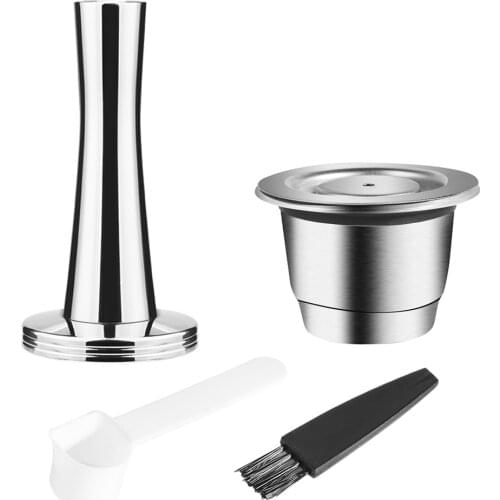 2021 New i Cafilas Coffee Cup Pod Stainless Steel Refillable Coffee Pod Replacement for Nespresso Refillable Coffee Pod