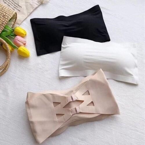 New one-piece seamless tube top female invisible close-fitting bra strapless corset, breathable tube top, bra wrapped underwear