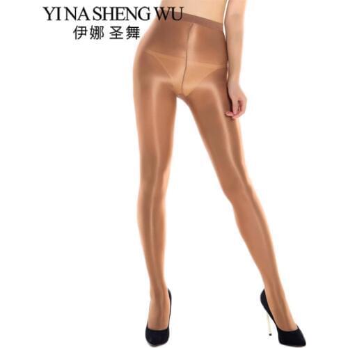 Sexy Women Shiny Pantyhose Super Elastic Nightclub DS Dance Performance Stocking Shining Tights 70D Skinny Shimmer Tights Ladies