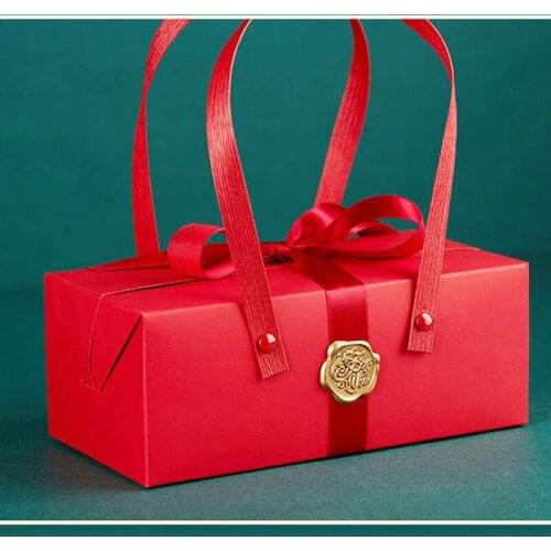 Ectangle Gift Packaging Box Creative Handbag Candy Case Wedding Storage Box Christmas Present Organizer Diy Paper Card Box