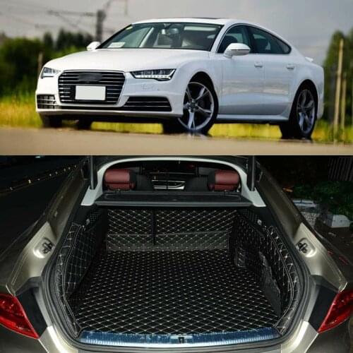 Full Covered Seat Pad Cargo Box Trunk Floor Mat Carpet Liner For Audi A7