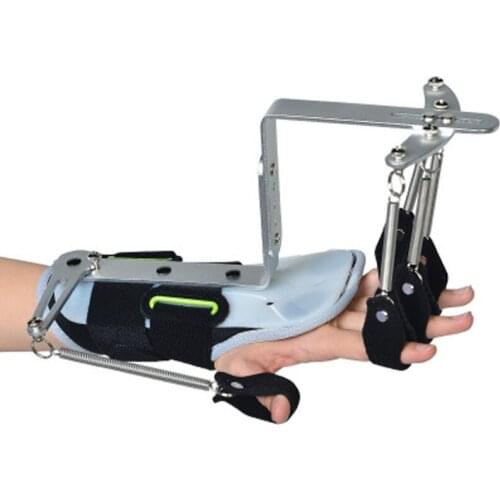 Adjustable Finger Splint Protector Medical Wrist Orthotics Rehabilitation Trainer Tendons Exercise for Stroke Hemiplegia