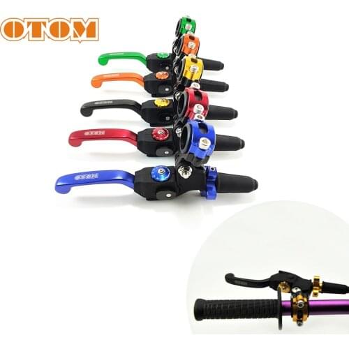 OTOM Clutch Lever Motocross Dirt Bike Fall Prevention Folding Adjustable For HONDA YAMAHA KAWASAKI SUZUKI KTM