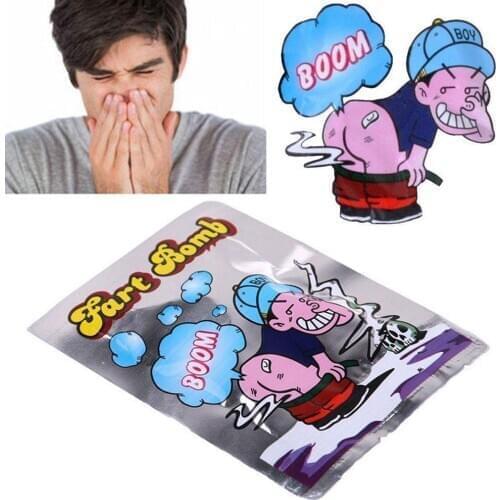 Funny Fart Bomb Bags Aroma Bombs Smelly Stink Bomb Tricky Day Funny April Gift Joke Bag Stinky Toy Fools O6R9