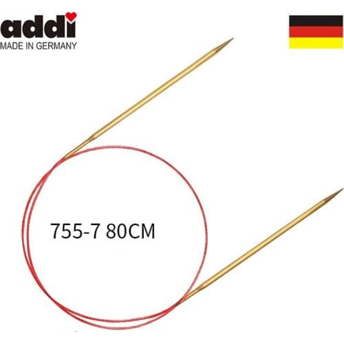 ADDI Lace Circular Knitting Needle 755-7 80 cm BRASS