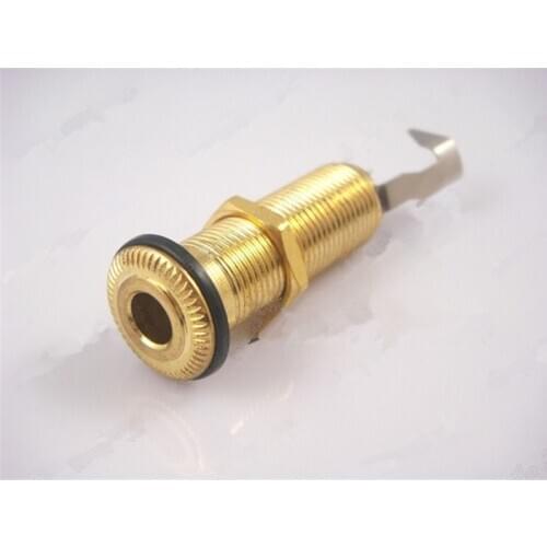 Gold Electric guitar Pickup socket guitar jacinths polychip electric bass socket tube Guitar accessories Part Musical instrument