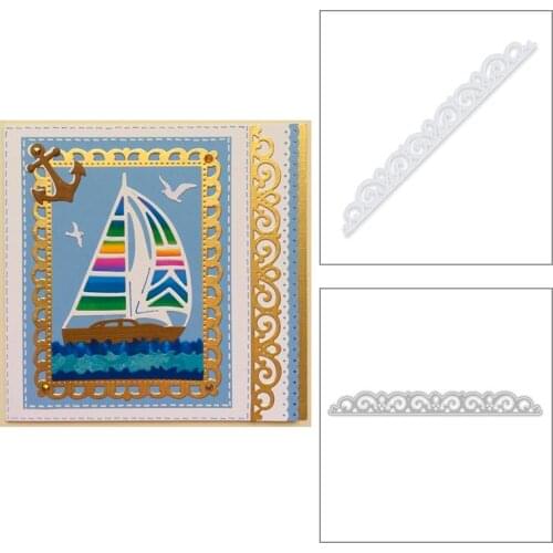 2020 New Edge Metal Cutting Dies For Cut Paper Making Lace Decoration Album Frame Greeting Card DIY Scrapbooking No Stamps Sets