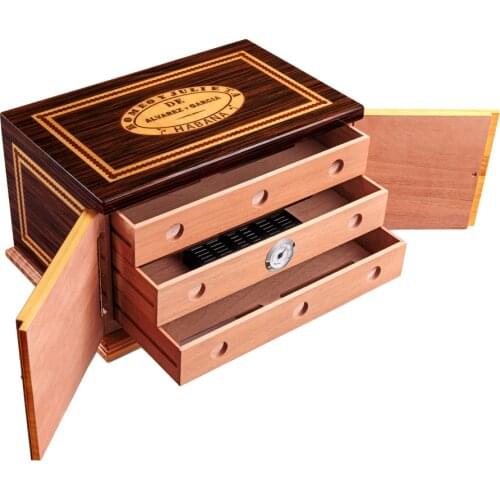 Cigar humidor Three floor large capacity cigar moisturizing box CA-1028