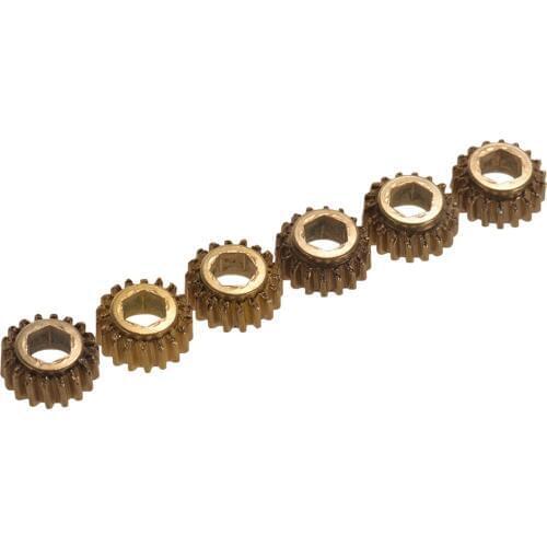 6pcs Wooden Folk Guitar String Tuners Tuning Pegs Guitar Tuner Gear Keys Machine Heads Mount Hex Hole Gear 1:18 Ratio