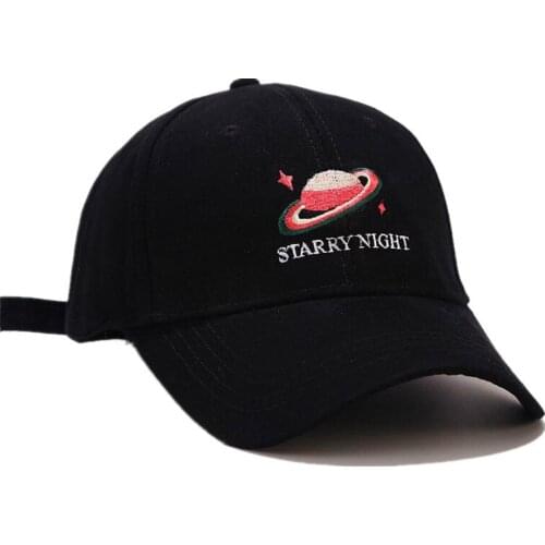 Cotton Planet Embroidery Casquette Baseball Cap Adjustable Snapback Hats for Men and Women 260