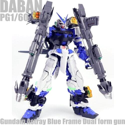 DABAN PG 1/60 Astray Blue Frame Dual form gunBracket with metal parts Action Figures Toys Assemble Model Kits