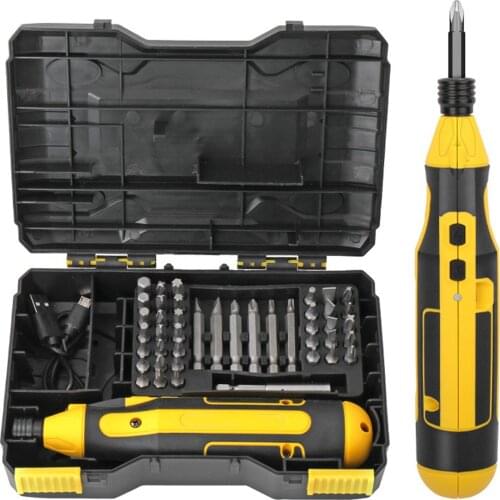 4V Electric Screwdriver USB Rechargeable Screw Driver Household Wireless Forward And Reverse Cordless Small Electric Screwdriver