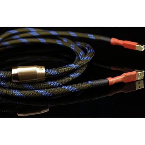 Good Quality Aucharm 4N Oxygen-Free Copper Decoder Sound Card Audio Cable DAC Data Lines HiFi 2.0 USB Cable