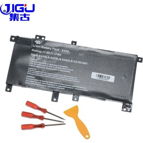 JIGU 4CELLS Laptop Battery C21IN401 C21INI401 C21N1401 C21PqCH For ASUS A455L K455LD X455LA X455LA X455LD X455 X455DG X455LA