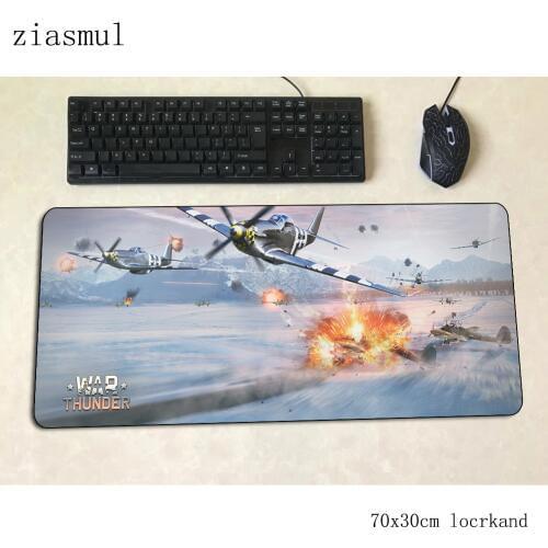 War thunder mouse pad 70x30cm gaming mousepad cute Natural Rubber office notbook desk mat home padmouse games pc gamer mats