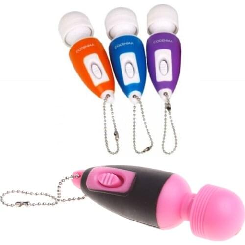 Tiny Female Personal Massager Body Head Neck Keychain Travel New