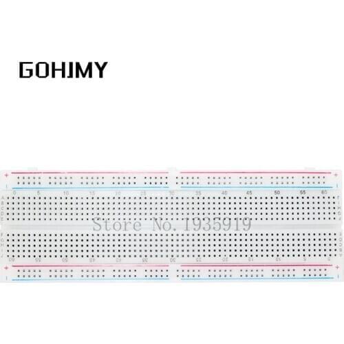 Breadboard 830 Point Solderless PCB Bread Board MB-102 MB102 Test Develop DIY for arduino GOHJMY