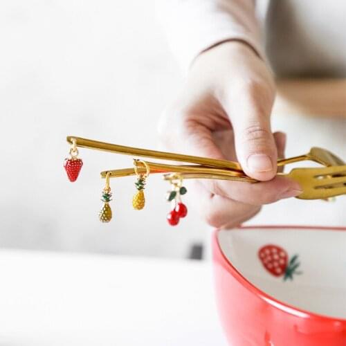 Small Coffee Stirring Spoon Dessert Teaspoon Tea Scoop Tableware 304 Stainless Steel Santa Claus Christmas Series Woman Gift