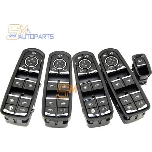 New 7PP959858AEDML 7PP959858RDML 7PP959858MDML 7PP959855C Front Left Power Window Switch Button For P*orsche Cayenne Macan Pan