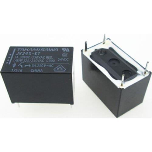 NEW relay JV24S-KT-24VDC JV24S-KT 24VDC JV24SKT DC24V 24V DIP4 10pcs/lot
