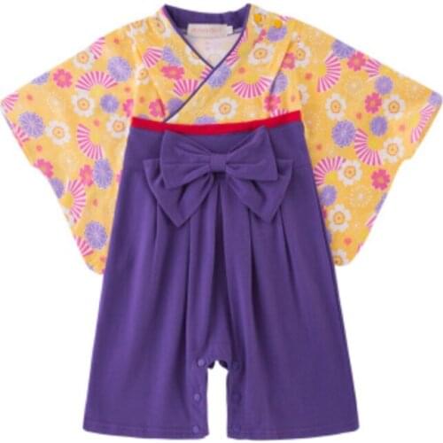 Boys Baby Girl Clothes Cotton Japanese Kimono Cute Girls Rompers Baby Infant Bebes Long Sleeve Overalls Halloween Gift Holiday