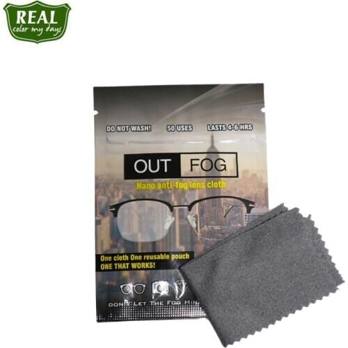 REAL OEM Anti Fogging Eyeglasses Lens Cloth Microfiber Cleaning Wiping Cloth AF03