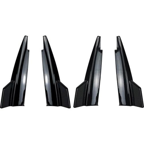 Car Rear Bumper Lip Splitter Spoiler Aprons Flaps for Mercedes-Benz CLA-Class C117 CLA200 CLA45 AMG 2013-2019