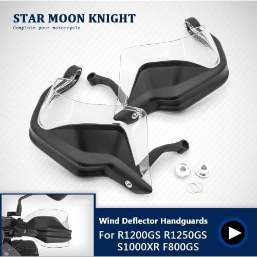 Hand Shield Protector Handguard Fit For BMW R1200GS ADV F800GS Adventure S1000XR R1250GS Windshield Smoke 2013 - 2019 2018 2017