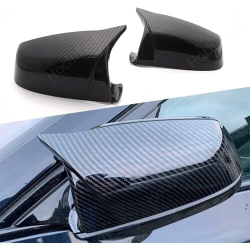 M style side wing mirror Cap Bright Black Horn Cover Car styling for BMW 5 6 7 serie F01 F02 F03 F04 F06 F07 F10 F11 F12 F13
