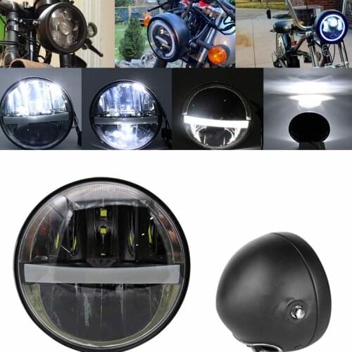 Led Headlight High/Low Beam 6.5 inch Spot Light Retro motorcycle Lighting for BMW Scrambler 1200 XE Cafe Racer