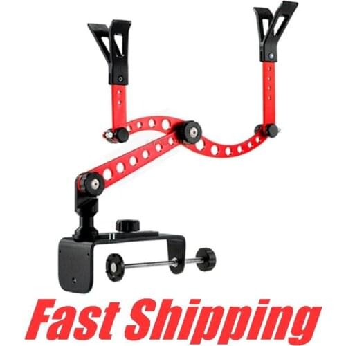 Aluminum Alloy Universal adjustable fishing rod holder Raft Boat Fishing Rod Rack Bracket Support Clip Clamp Fishing Tackle