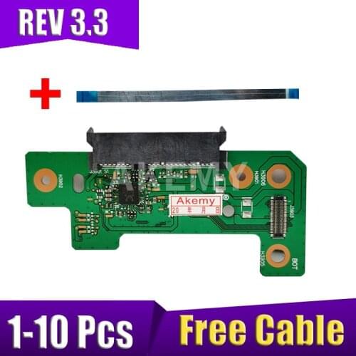 1-10 pcs For Asus X555L X555LD Laptop HDD Hard Disk Drive Board X555LD REV:3.3 100% Tested Fast Ship Free Cable