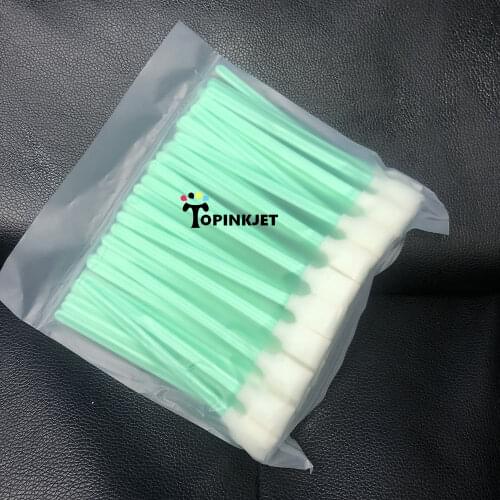 50Pcs/lot Cleaning Swab for Epson Roland Mimaki Mutoh Printer Printhead Sponge Stick