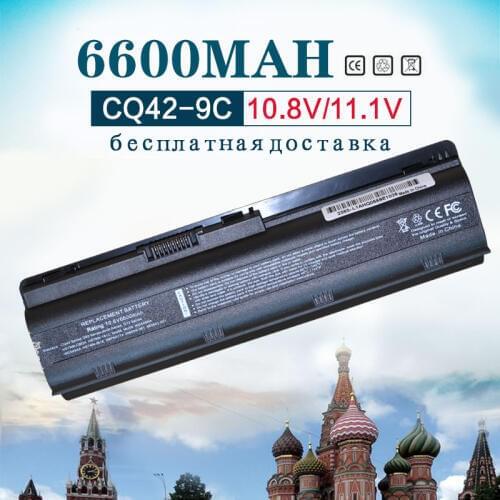 6600mah Battery for HP Pavilion MU06 DM4 DV3 DV5 DV6 DV7 G32 G42 G62 G56 G7 For COMPAQ Presario CQ32 CQ42 CQ56 CQ62 CQ630 CQ72