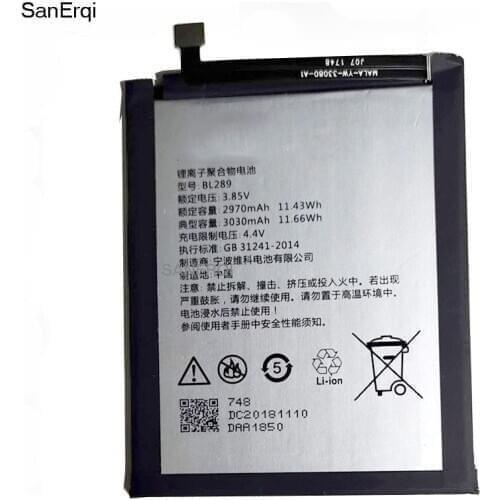 3030mAh Battery BL289 for Lenovo K5 Play L38011 Cell Phone battery