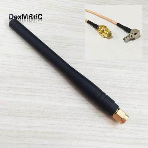 3G Antennas 800-2100MHZ 3dBi GSM aerial SMA Male Omni aerial + SMA Female Connector Switch CRC9 Male Connector RG316 Cable 15cm