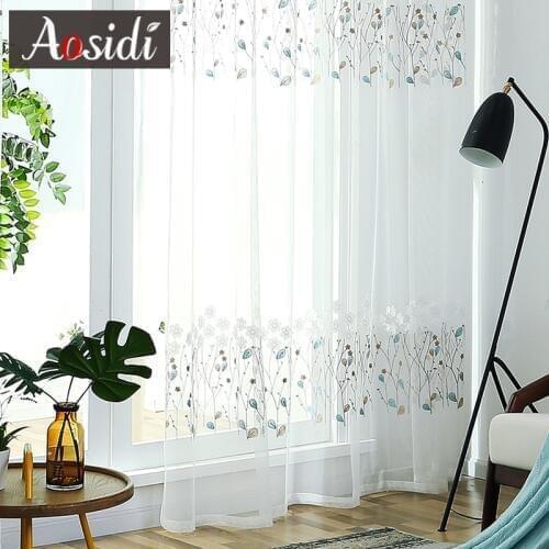 AOSIDI Linen Curtains For Windows