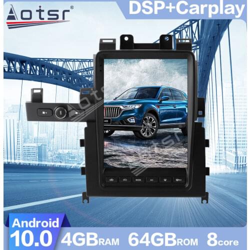 AOTSR For Nissan GT-R Ares 2008+ One din 4+64GB Android 10.0 Tesla style Car GPS Navigation Multimedia Player Radio HD Carplay